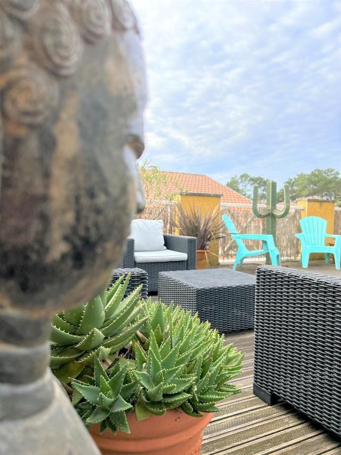 Apartamento Surf Ou Golf House A Quelques Pas De L'Ocean Moliets-et-Maa Exterior foto